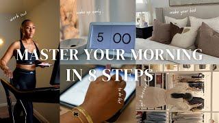 The 8 Step Morning Routine to Reach Your Goals FASTER! #glowupwithme | Natalie Stringfield