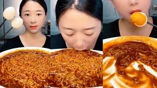 【解壓助眠ASMR】吃辣火雞麵    Eat Hot Chicken Flavor Ramen