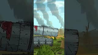 Gustav VS Pike - Endless battle #gerand #cartoons_about_tanks #shorts