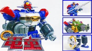 【唸れ、タービン！　祝！放送開始２０周年　サンライズ制作ロボットアニメ】GEAR戦士電童　データコマンドDX電童　データウェポン、ユニコーンドリル＆レオサークル＆ガトリングボア