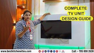 Complete  TV unit design guide  | Best kitchen colour combination | Kitchen Cabinet, Modular Kitchen