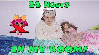 24 Hours In My Room! 24 Hour Challenge With The Doll Maker And No Lol Dolls