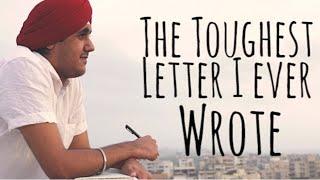 "The Toughest Letter I Ever Wrote" - Simar Singh | UnErase Poetry