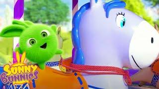 Carousel Fun | SUNNY BUNNIES | Cartoons for Kids | WildBrain Bananas