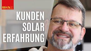 Erfahrungsbericht Solaranlage der BSH