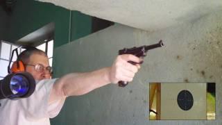 Precision Shooting with Parabellum P-08 Luger BYF-41- 25 meters