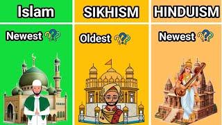 Islam vs Hinduism vs Sikhism Comparison - Most Popular Religion of Asia