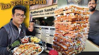 Aisa Sandwich Nahi Khaaya Hoga | Jumbo Tandoori Paneer cheese sandwich | Indore | Street food india