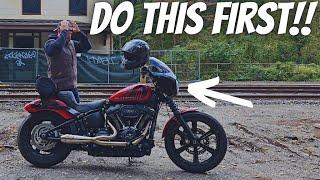 DO THIS Before The Next ROAD TRIP on your Harley Street Bob 114!!