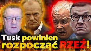 Tusk powinien rozpocząć rzeź! Płk Piotr Wroński o tym co wynika z zarządzania podczas powodzi.