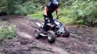 Quad im Matsch Oberthulba SMC Ares 250cc Tuning fun Hammer anstregend festgefahren