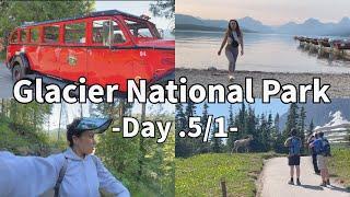 Glacier National Park Day 1 & 2 | Red Bus Tour, Lake McDonald Photoshoot