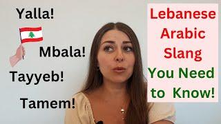 Learn Popular Lebanese Slang | Arabic Expressions Explained