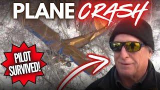 PLANE CRASH!! Pilot SURVIVED! Dave Lennon SPEAKS. New Hampshire.