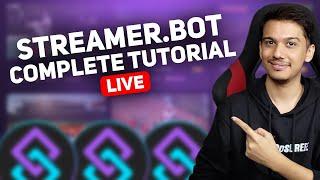 STREAMER.BOT Complete Setup Live -- EXPOSUREEE