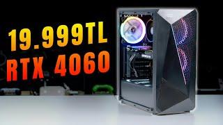 RTX 4060 + Ryzen 5600 19.999TL Oyuncu Sistemi