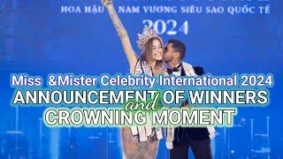 Miss & Mister  Celebrity International 2024 Announcement of winners and Crowning Moment