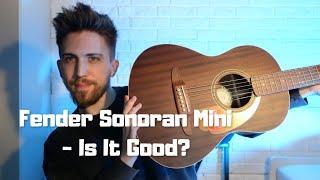 Fender Sonoran Mini (All Mahogany) - Is It Good? The Best Acoustic Guitar For Beginners [REVIEW]