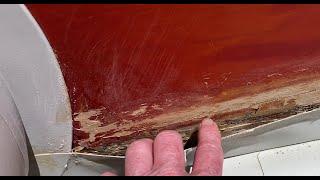 How to repair a leaking transom on an inflatable dinghy