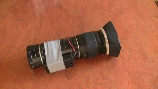 My DOF prototype view with Nikkor f3.3, vibrating and 5 micron screen