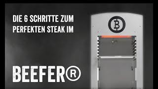 Mit dem Beefer® Original in 6 Schritten zum perfekten Steak