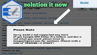Apk Editor Pro Fixed Build Option ।। Multi Tube