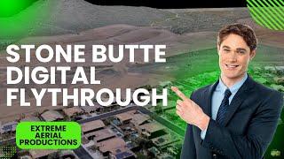 Stone Butte Digital Flythrough | Extreme Aerial Productions