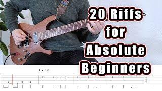 20 Guitar Riffs for Absolute Beginners (with Tabs)