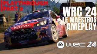 Gold Medals Only! Conquering the Le Maestros DLC in EA Sports WRC 24 - Part 2