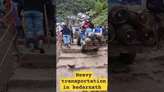 Heavy transportation in kedarnath #Shorts #KedarnathDhampaidalyatra #kedarnathyatra #chardhamyatra