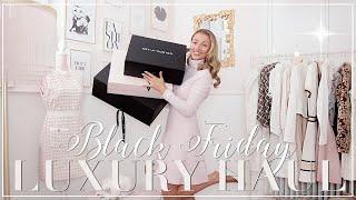 Huge LUXURY Black Friday haul!  Net-a-porter, Farfetch, The Outlet & more!