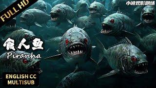 【FULL】Mutated piranhas reproduce like crazy, and a piranha disaster breaks out on the earth!