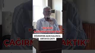 Açık kalan mikrofon ile kayda geçti! AK Partili Çankırı’dan Başkan Eriş’e  “Seni de çağırmayacaktık”