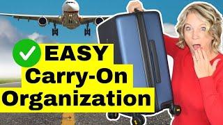 NEW Organization Packing Tips for CarryOn Luggage in 2025