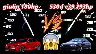 $75K Money & Diesel Legends Battle! BMW 530d E39 vs. Alfa Romeo Giulia 2.2 Diesel 180 HP