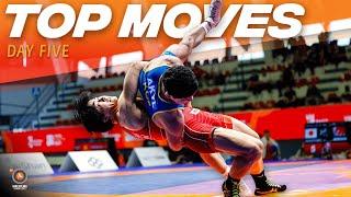 Top Moves Day 5 | Greco-Roman Wrestling | Muhamet Malo Senior Ranking Series