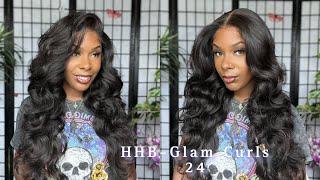 Wig Show & Tell | Outre 5x5 HD Lace Closure Wig - HHB-Glam Curls 24