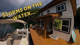 RAINY Week In The Life on our FLOATING Cabin 