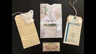 Envelope pockets Tutorial - junk journals - Liz The Paper Project