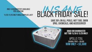 Black Friday sales at Southern Pools & Spas