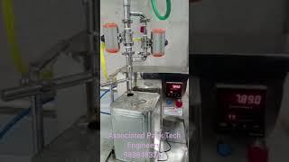 Semi 15 liter edible oil tin filling machine