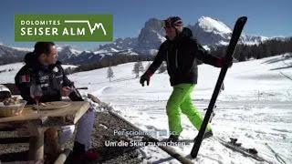 Peter Fill & Norbert Rier Seiser Alm Skitraining - Ski prep