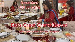 Dawat ideas | Eid’s Great Grand Dawat | Eid Ul Azha |complete recipes |#eidcelebrations #eidspecial