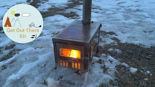 Affordable - Ultralight Titanium Wood Stove - Hot Tenting -FireHiking Full Setup and Review