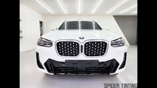 BMW X4 알파인화이트, 후퍼옵틱 프나세 신차패키지 시공했습니다. (서초 스파이더틴팅)