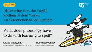 Spellography with Louisa Moats: What does phonology have to with learning to spell?