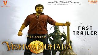 VISHWAMBHARA - Fast Trailer | HINDI | Megastar Chiranjeevi | Vassishta | Tamannaah | #Mega156