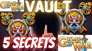 5 Vault Event SECRETS Tricks you might not know! | Gems of War 2022 Vault Event tips