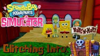 Glitching into Barg'N-Mart in SpongeBob Simulator Roblox!