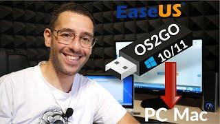 Alternativa a Windows To Go - Avvia Windows 11/10 su Mac o PC da chiavetta USB con OS2Go